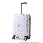 スーツケース 「sanrio characters」HELLO KITTY/ハローキティ スーツケース Sサイズ ドリンクホルダー付き ジッパータイプ