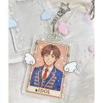 キーホルダー チェキやトレカが入れられる！ アクリル推し活フォトホルダー/ウイング/#ウィッシュコア