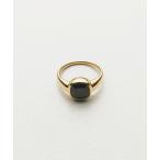 指輪 リング Black Spinel Square Ring レディース メンズ
