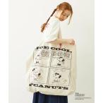 トートバッグ MILKFED. × PEANUTS JOE COOL COMIC BIG TOTE レディース メンズ