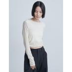 tシャツ フロッキーチュールねじりTシャツ レディース