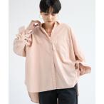ブラウス シャツ BARNYARDSTORM / ワイドシルエットコーデュロイシャツ / マシンウォッシャブル「WEB限定カラー」 レディース