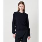 ショッピングカシミヤ ニット セーター 「Steven Alan」コットンカシミヤ ラッフル ポロニット レディース