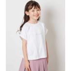 ショッピングスパンコール tシャツ 「100-130」オーロラスパンコールロゴTシャツ キッズ 子供服 女の子