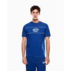 tシャツ 「エンポリオ アルマーニ EA7」Logo Series クルーネックTシャツ コットン混紡ジャージー メンズ