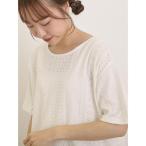 ショッピングサマンサ tシャツ アイレット切替フリルカットソー レディース