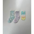靴下 「3点セット」ソックス （ユニコーン） キッズ 子供 女の子