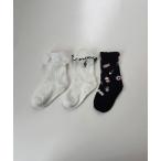 靴下 「3点セット」ソックス （ガーリー音符） キッズ 子供 女の子