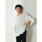 ブラウス シャツ バックカットコンビトップス レディース