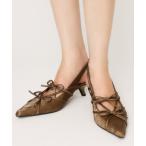 サンダル SLING BACK RIBBON MULE スリング バックリボン ミュール レディース