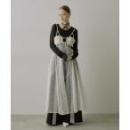 ショッピングレース ワンピース エスカルゴラインレースキャミワンピース