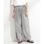 パンツ 「S-LL」暑い夏も軽やかに デニムイージーワイドパンツ レディース