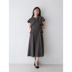 ショッピングフリル ワンピース フリルペプラムワンピース