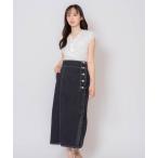 スカート フリンジデニムスカート