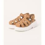 ショッピングMINNETONKA 「Minnetonka」 フラットサンダル 7 ライトブラウン レディース