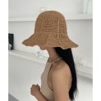 「Didot.showroom」 ストローハット FREE ブラウン レディース