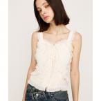 キャミソール SHEER SQUEEZE CAMI TOPS シアー スクウィーズ キャミ トップス 夏服 秋服