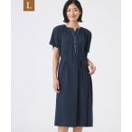 ワンピース 「L」「吸水速乾・接触冷感・UV・ウォッシャブル」ファンクションデシンワンピース