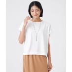 tシャツ 「接触冷感・吸水速乾・抗菌防臭・UV・ウォッシャブル」コンパクト40Gポンチ レディース