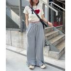パンツ 「25AW」裾フリルスウェットパンツ レディース