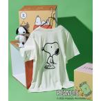 tシャツ PEANUTS ペア Tシャツ/ピーナッツ/スヌーピー レディース