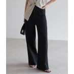 スウェットパンツ ジャージ タックワイドスウェットパンツ レディース