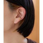 ショッピングイヤーカフ イヤーカフ 「スターリングシルバー使用」バイカラー花輪イヤーカフ レディース