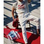 ジーンズ WP WESTPOINT/ダブルピー ウエストポイント テイパード デニム風 裾リブ ストレッチツイル ブラック イージーパンツ