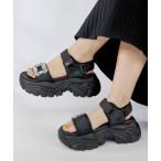 サンダル LOVE HUNTER ビジューバックル厚底(バルキー）スポーツサンダル(1683) レディース