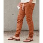 ジーンズ WP WESTPOINT/ダブルピー ウエストポイント テイパード 裾リブ ストレッチツイル カラーデニム風 イージーパンツ メンズ レディ