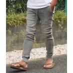 スウェットパンツ ジャージ WP WESTPOINT/ダブルピー ウエストポイント イージー デニムパンツ 裾リブ テイパード メンズ レディース