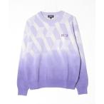 トレーナー スウェット モノグラムグラデーションセーター レディース