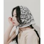 ショッピングスカーフ スカーフ バンダナ ペイズリープリントスカーフ レディース