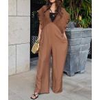 オールインワン レースアップオールインワン レディース