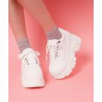 ショッピングキラキラ スニーカー 厚底キラキラインヒールスニーカー レディース