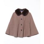 「BLUE LABEL CRESTBRIDGE」 ニットポンチョ 38 ブラウン レディース