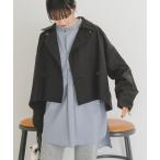 [UR Lab.] тренчкот FREE черный женский 