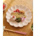 ショッピング桜 食器 美濃焼プレート 24.5cm/リンカ/灰桜