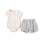 ベビー服 ロンパース 衿つきロンパース+パンツセット