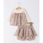 ベビー服 ロンパース SHIPS KIDS_70〜80cm / フラワー 長袖 セット ロンパース