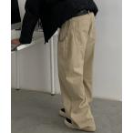 チノパン ルーズシルエットストレートトラ