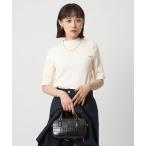 ショッピングＴシャツ tシャツ ニットライク モックネック カットソー レディース