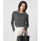 ショッピングカットソー tシャツ ウール フライス クルーネック カットソー  ウォッシャブル レディース