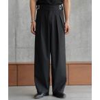  слаксы Gurkha stripe slacks /g LUKA полоса слаксы мужской женский 