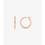 ショッピングピンクゴールド ピアス K10 ピンクゴールド フープ ピアス ESTELLE/エステール レディース