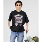 tシャツ 「Coleman×TAKEDA BBQwith BAYFLOW」フロントプリントTシャツ メンズ