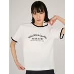 ショッピングtシャツ レディース tシャツ グラフィックリンガーTシャツ レディース