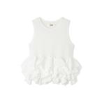 ショッピングファーファ tシャツ ペプラムカットトップス レディース