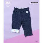 ショッピングbt21 パンツ 「BT21」デニム風ニットツイル7分丈パンツ キッズ 子供服 男の子 女の子