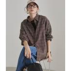 ショッピングau ブラウス シャツ オーバーサイズ チェックシャツ レディース